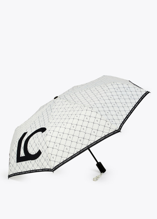 LOLA CASADEMUNT paraguas logo beige
