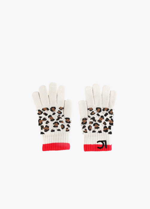 LOLA CASADEMUNT guantes en animal print - 3