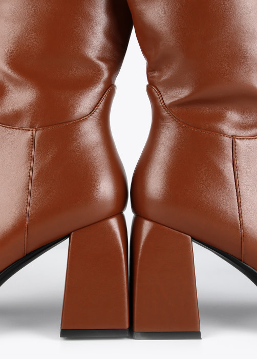 LOLA CASADEMUNT bota alta color marrón - 5