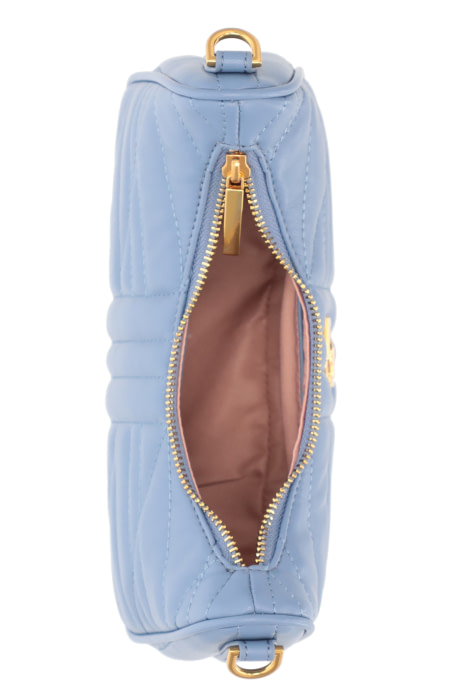 LIU·JO bolso con pespunte y bolsillo pequeño color azul lavanda - 4