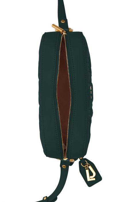 LIU·JO bandolera con logo pespunteado color negro - 4