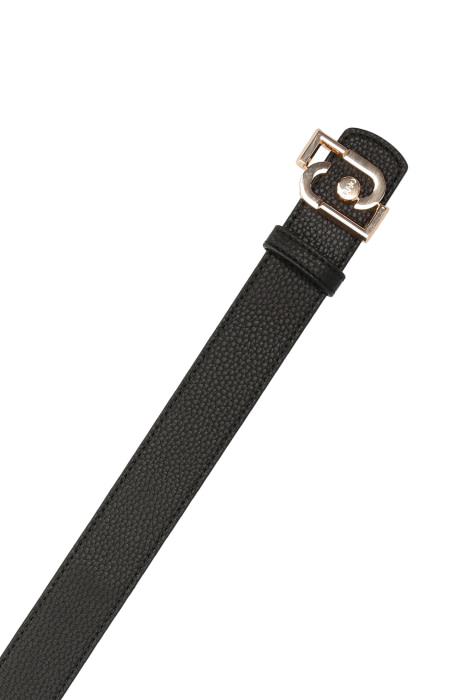 LIU·JO cinturón negro reversible con animal print - 2