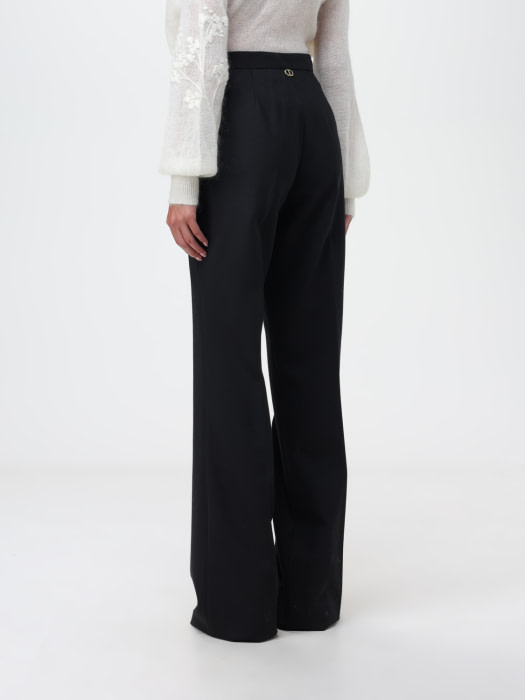 TWINSET pantalón en lana color negro - 2