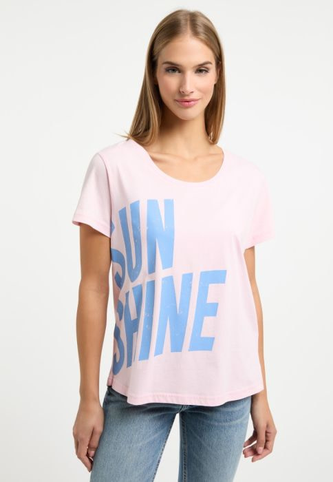 FRIEDA&FREDDIES camiseta manga corta malva "Sun"