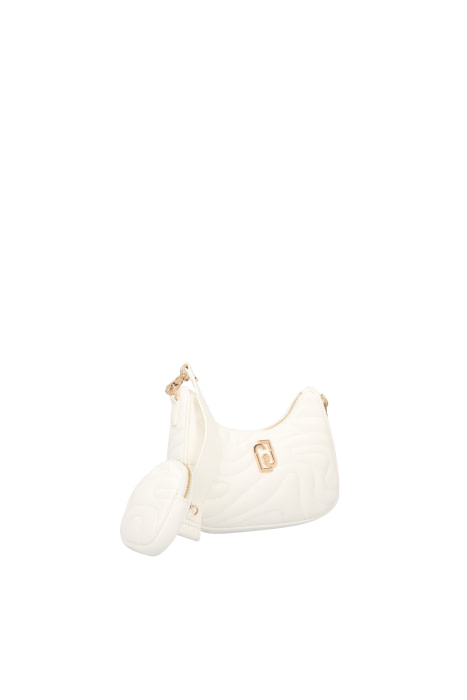LIU·JO bolso acolchado color blanco con mini  bolsito - 2
