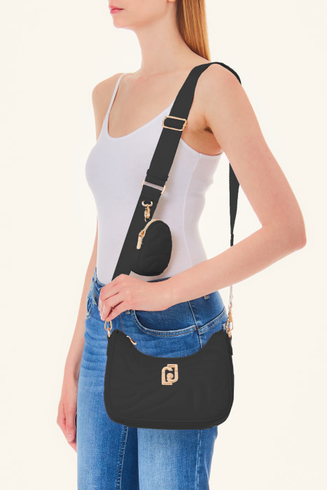 LIU·JO bolso acolchado color negro con mini  bolsito - 3