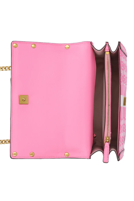 LIU·JO bolso rosa en canvas y ecopiel con logo - 5
