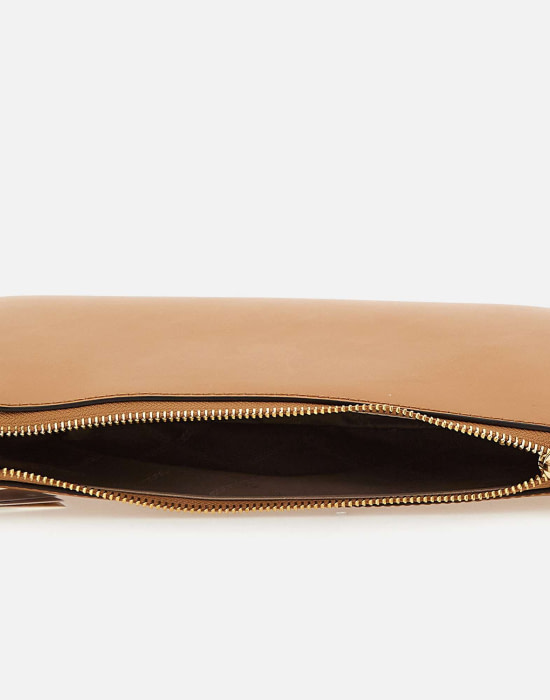 MICHAEL KORS bolso pequeño marrón con asa en oro - 3