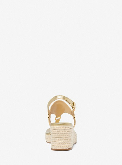 MICHAEL KORS sandalia color oro con topolino - 3