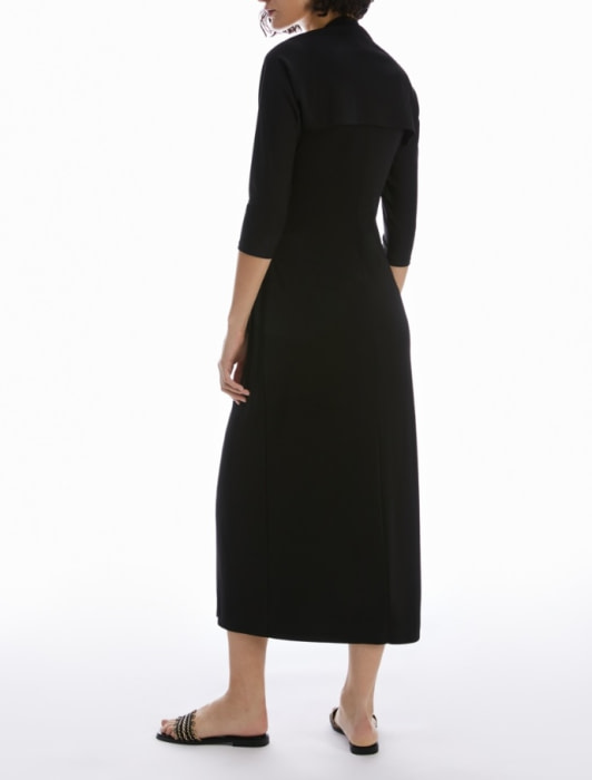 PENNYBLACK  vestido negro con viscosa - 4