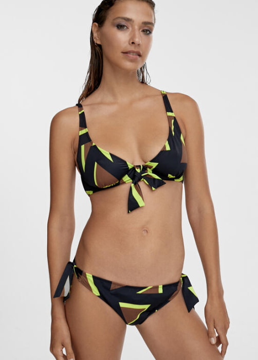 LOLA CASADEMUNT BY MAITE bikini negro y verde - 1