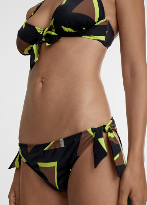 LOLA CASADEMUNT BY MAITE bikini negro y verde - 7