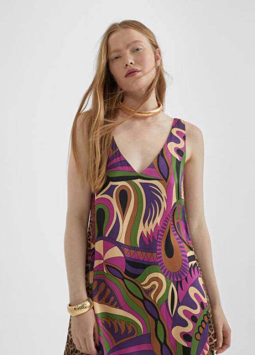 LOLA CASADEMUNT BY MAITE vestido con estampado multicolor - 5