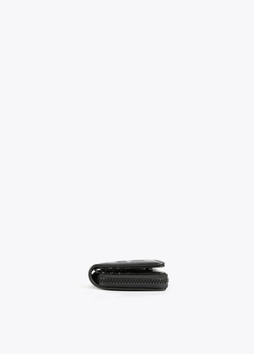 LOLA CASADEMUNT cartera pequeña negro con logo en relieve - 5