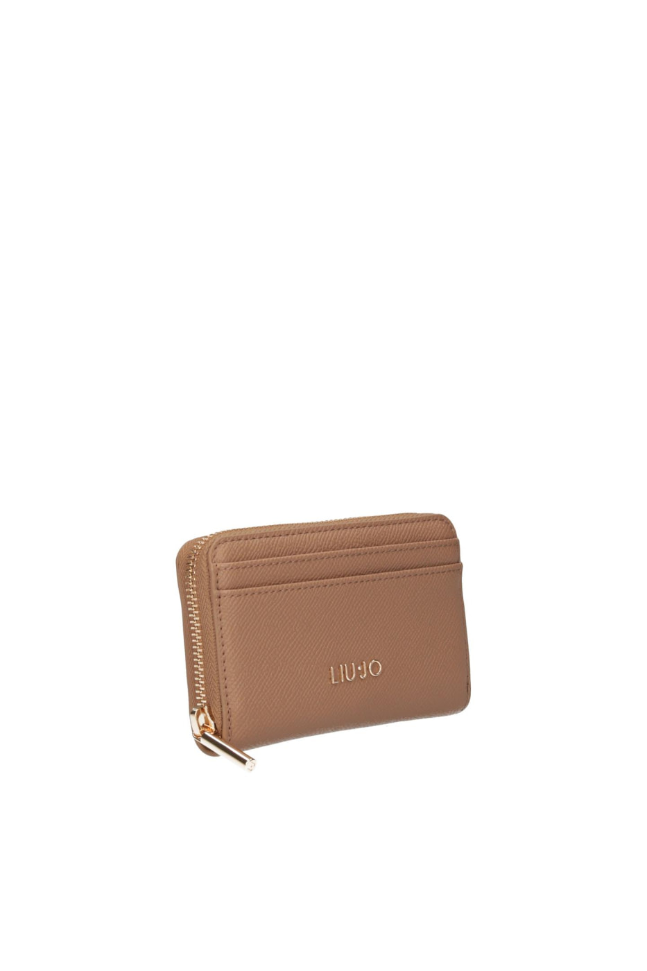LIU·JO cartera pequeña con targetero exterior  camel