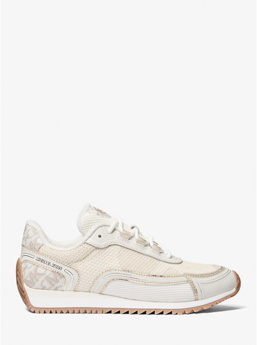 MICHAEL KORS sneaker crudo con vivos en oro - 2