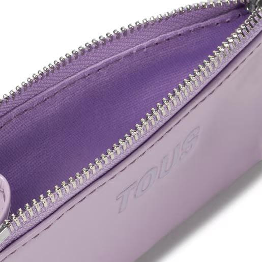 TOUS MONEDERO-TARJETERO NEW DORP LILA - 4