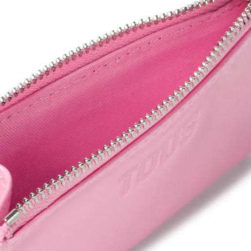 TOUS MONEDERO-TARJETERO NEW DORP ROSA - 3