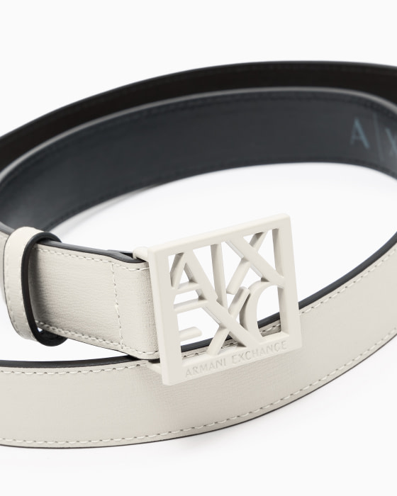 ARMANI EXCHANGE cinturón color blanco - 1