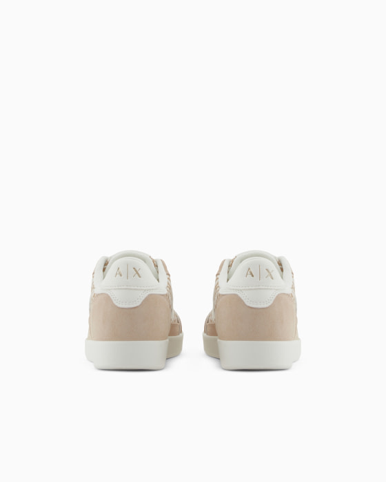 ARMANI EXCHANGE sneaker crudo y camel con logo - 3