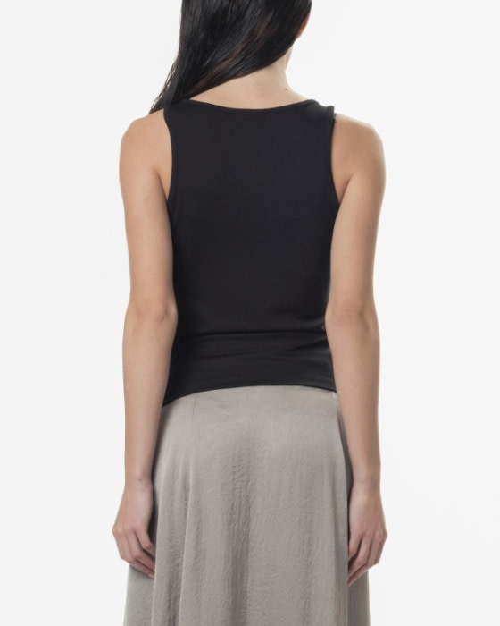 ARMANI EXCHANGE top color negro con logo - 3