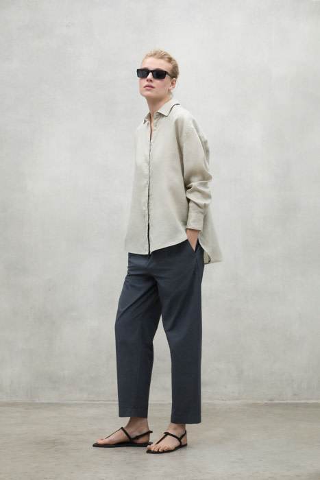 ECOALF camisa color camel en lino - 2