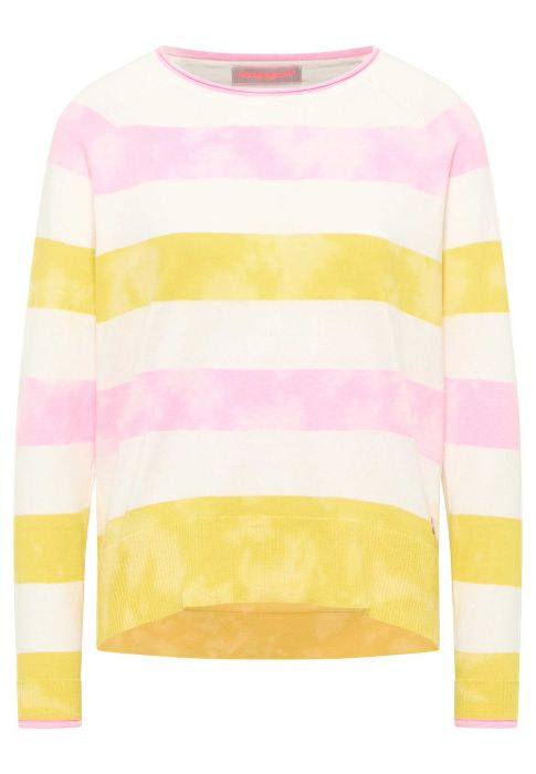 FRIEDA&FREDDIES jersey en rayas amarilo, rosa y blanco - 3