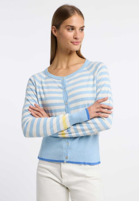 FRIEDA&FREDDIES chaqueta en rayas celeste