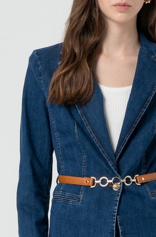 FRACOMINA blazer en denim stretch - 2