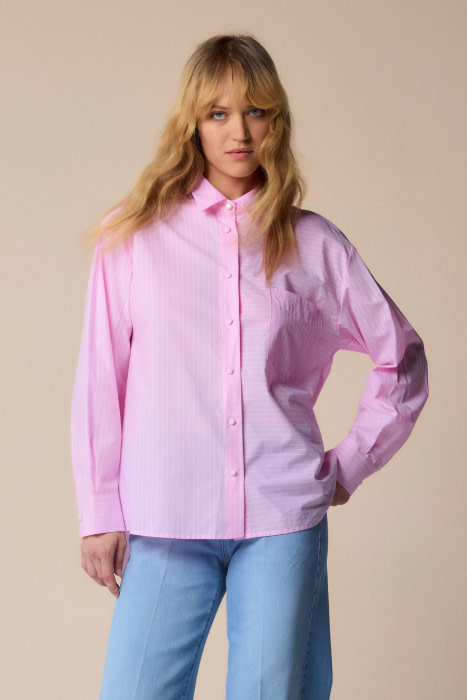 KOCCA camisa en rayas rosa - 1