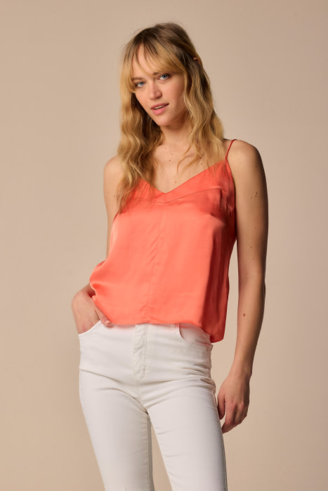 KOCCA top tirantes color coral - 2