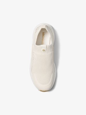 MICHAEL KOR sneaker calcetín color crudo con logo - 5