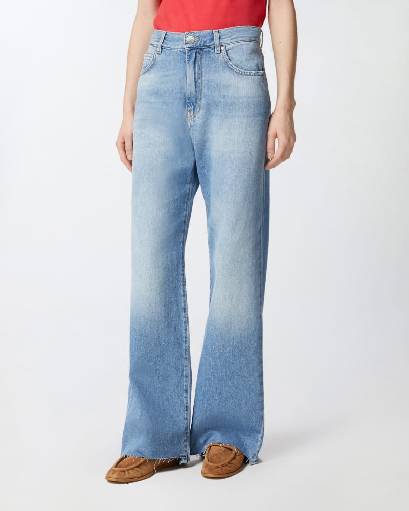 PINKO vaquero recto color  azul