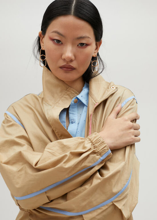 LOLA CASADEMUNT by Maite trench color camel - 3