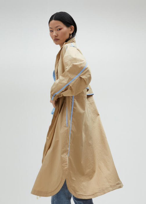 LOLA CASADEMUNT by Maite trench color camel - 4