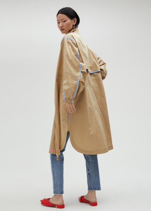 LOLA CASADEMUNT by Maite trench color camel - 5
