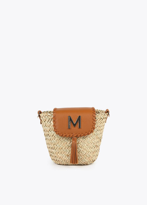 LOLA CASADEMUNT by Maite capazo rafia y ecopiel  natural-camel - 1