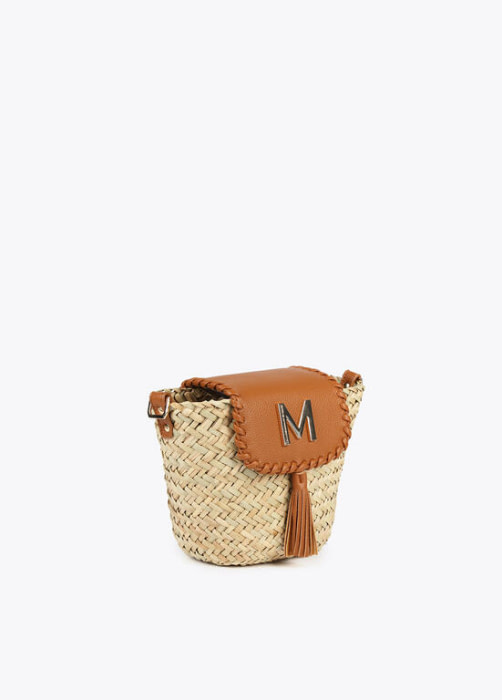 LOLA CASADEMUNT by Maite capazo rafia y ecopiel  natural-camel - 2