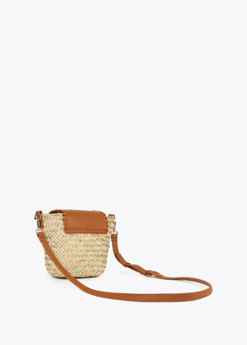 LOLA CASADEMUNT by Maite capazo rafia y ecopiel  natural-camel - 4