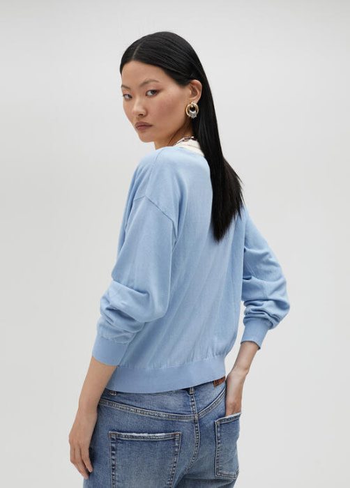 LOLA CASADEMUNT by Maite chaqueta  punto azul con vivo - 4