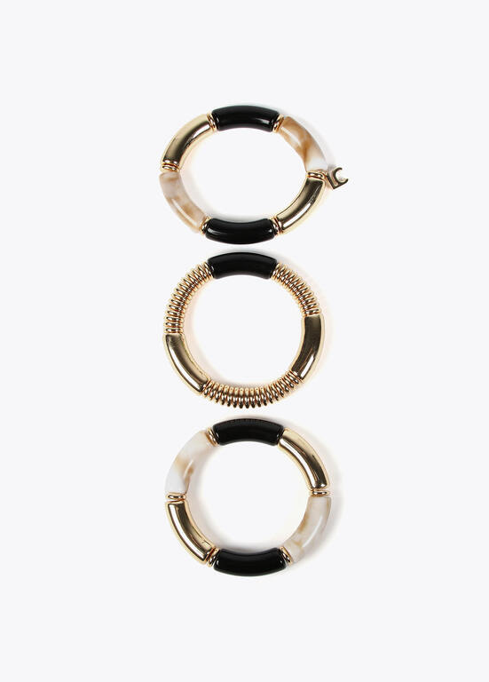 LOLA CASADEMUNT  pulseras elásticas metálicas