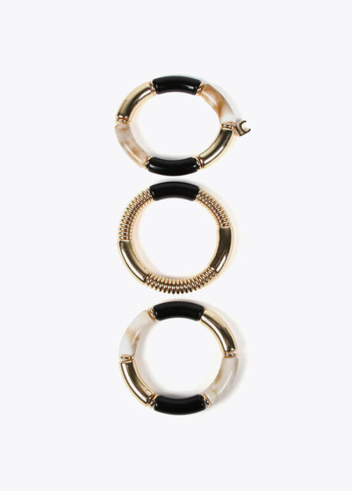 LOLA CASADEMUNT  pulseras elásticas metálicas - 1