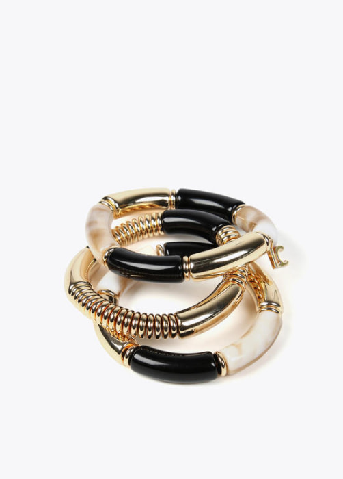 LOLA CASADEMUNT  pulseras elásticas metálicas - 3