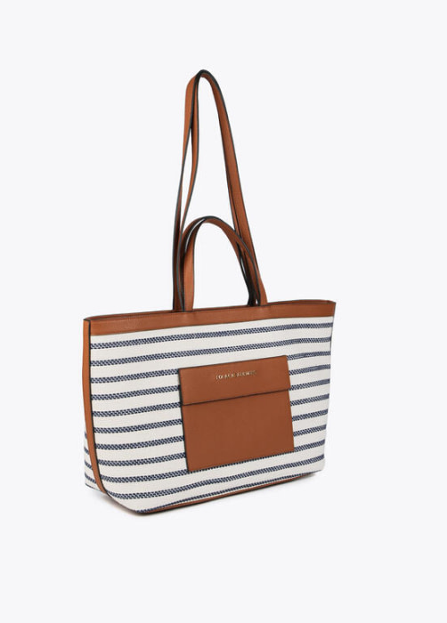 LOLA CASADEMUNT shopping marinero en canvas  y ecopiel - 2