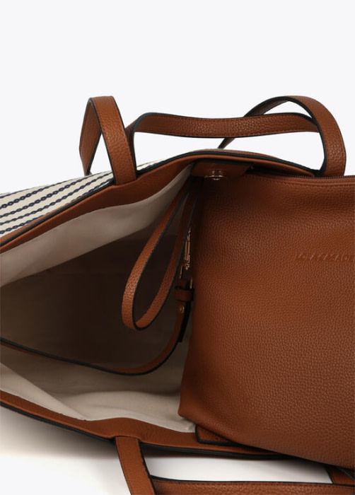 LOLA CASADEMUNT shopping marinero en canvas  y ecopiel - 5