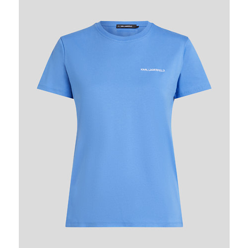 KARL LAGERFELD camiseta manga corta azul lavanda