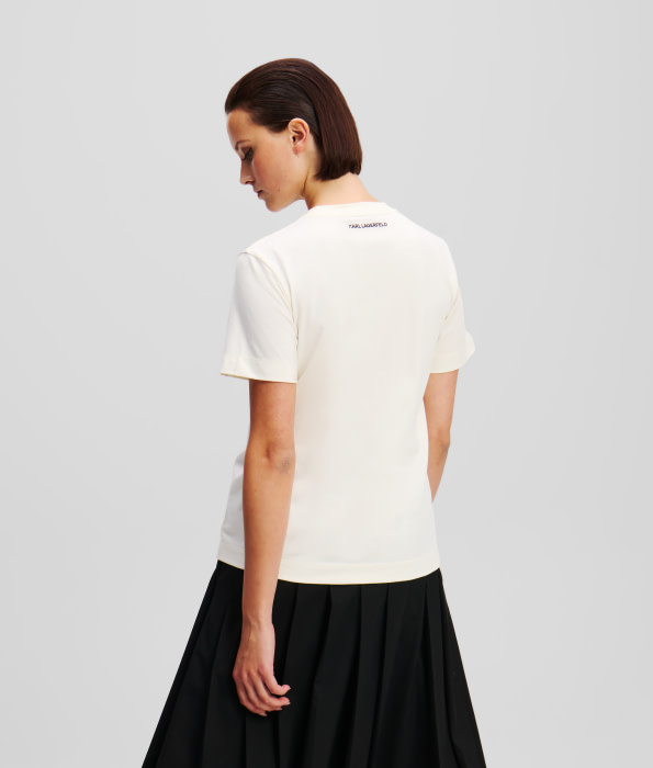 KARL LAGERFELD camiseta manga corta blanca  Kark&Choupette - 2