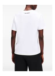 KARL LAGERFELD camiseta manga corta color blanco Karl&Choupette con  strass - 3