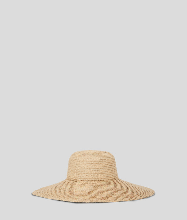 KARL LAGERFELD sombrero de rafia con logo - 2
