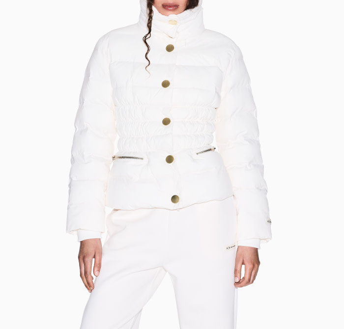 ARMANI EXCHANGE chaqueta acolchada color blanco